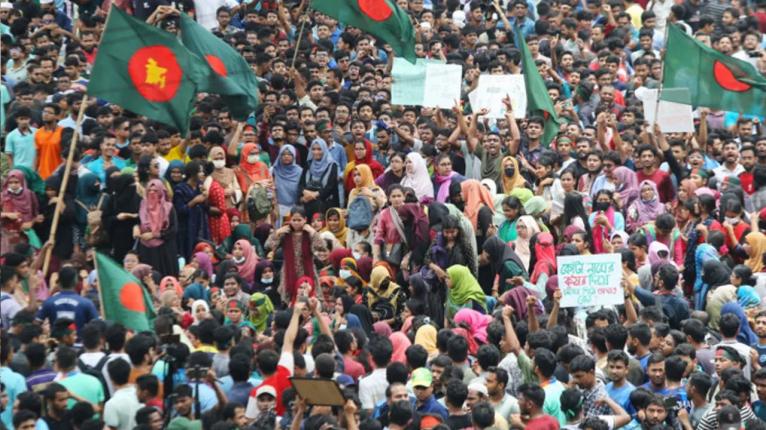 আওয়ামী লীগের রাজনীতি নিষিদ্ধ চায় বৈষম্যবিরোধী ছাত্র আন্দোলন